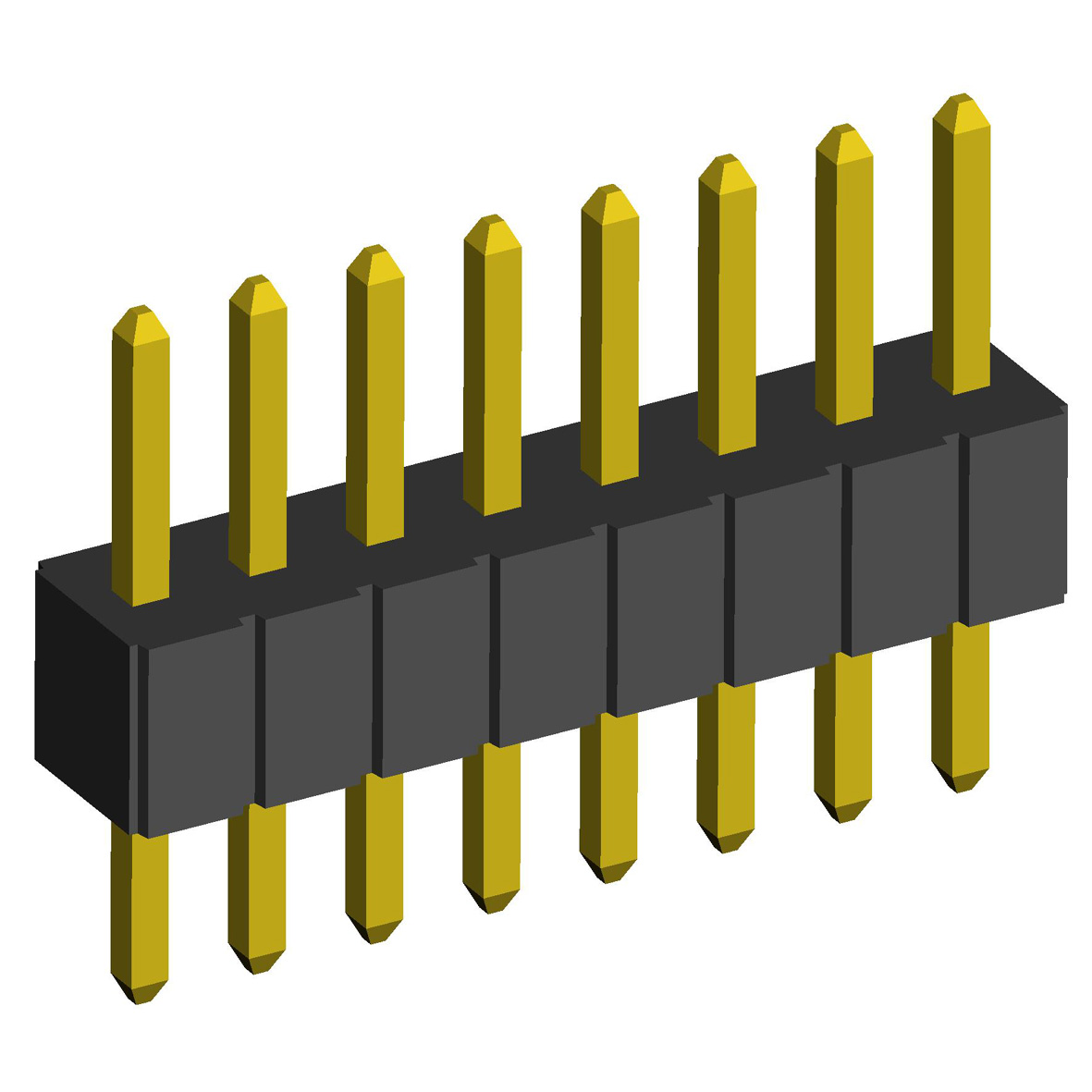 1.27mm Pin Header Single Row Straight Dip Type